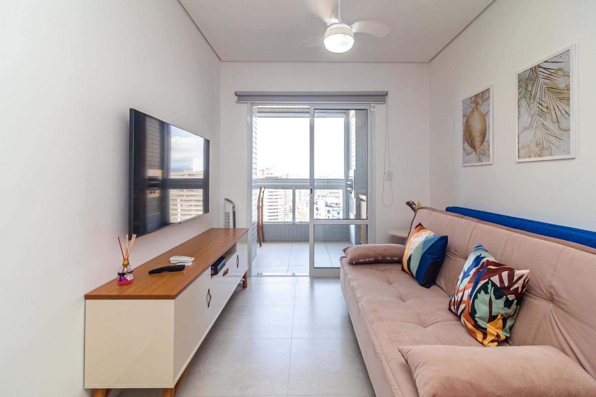 Apto Otima Localizacao A 100M Da Praia, Piscina, Ar Condicionado, Garagem E Portaria 24H ปรายากรันเด ภายนอก รูปภาพ